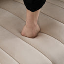 Upholstered Oversized 360° Swivel Accent Barrel Chair And Half Cozy Sofa With 3 Pillows