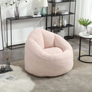 Bedding Bean Bag Sofa Chair High Pressure Foam With Footrest