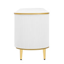 Modern TV Stand With 4 Drawers And 1 Cabinet