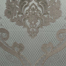 Miliani - Sofa With 5 Pillows - Fabric & Antique Bronze