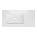 Bathroom Vanity With Ceramic Sink Combo, Abundant Storage Cabinet 2 Soft Close Doors And 5 Drawers