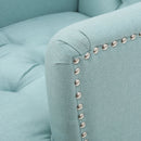 Harrison - Tufted Club Chair With Button Tufted Back And Birch Wood Legs