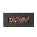 Custer - Rectangular Fire Pit 50, 000 Btu Magnesium Oxide - Brown