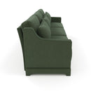 Elegant Sofa With Ergonomic Design And Lumbar Pillows