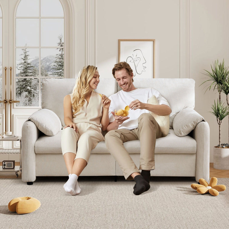 Modern Minimalist Down Filled Sofa