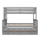 Bunk Bed With Twin Size Trundle And Drawers