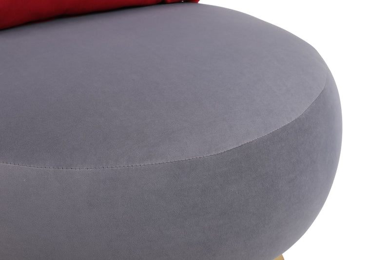 Swivel Accent Chair Armchair, Round Barrel Chair For Living Room Bedroom