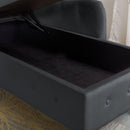 Chaise Lounge Indoor, Velvet Lounge Chair For Bedroom With Storage & Pillow, Modern Upholstered Rolled Arm Chase Lounge For Sleeping With Nailhead Trim For Living Room Bedroom Office