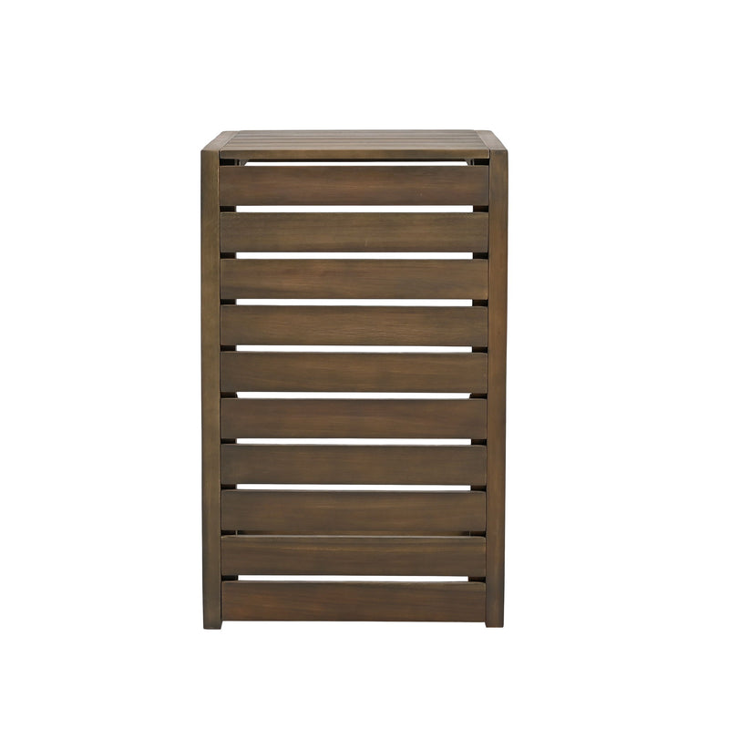 Aluminum Outdoor C - Shaped Side Table For Patio