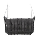 Arruda - Outdoor Wicker Porch Swing With Cushions