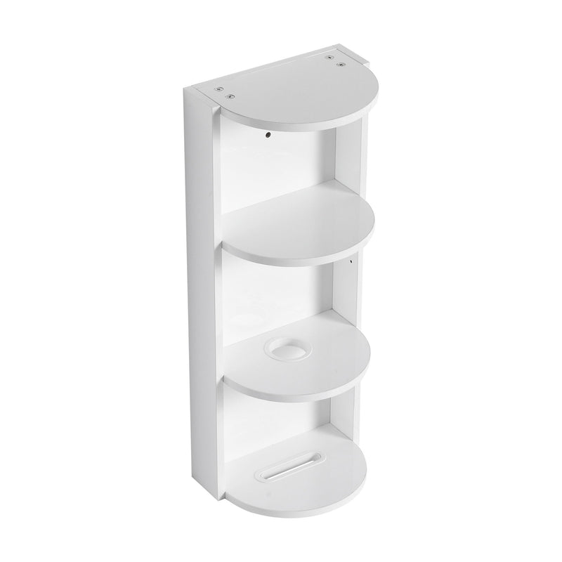 Bathroom Wall Mounted Storage Rack With Float Mounting Design