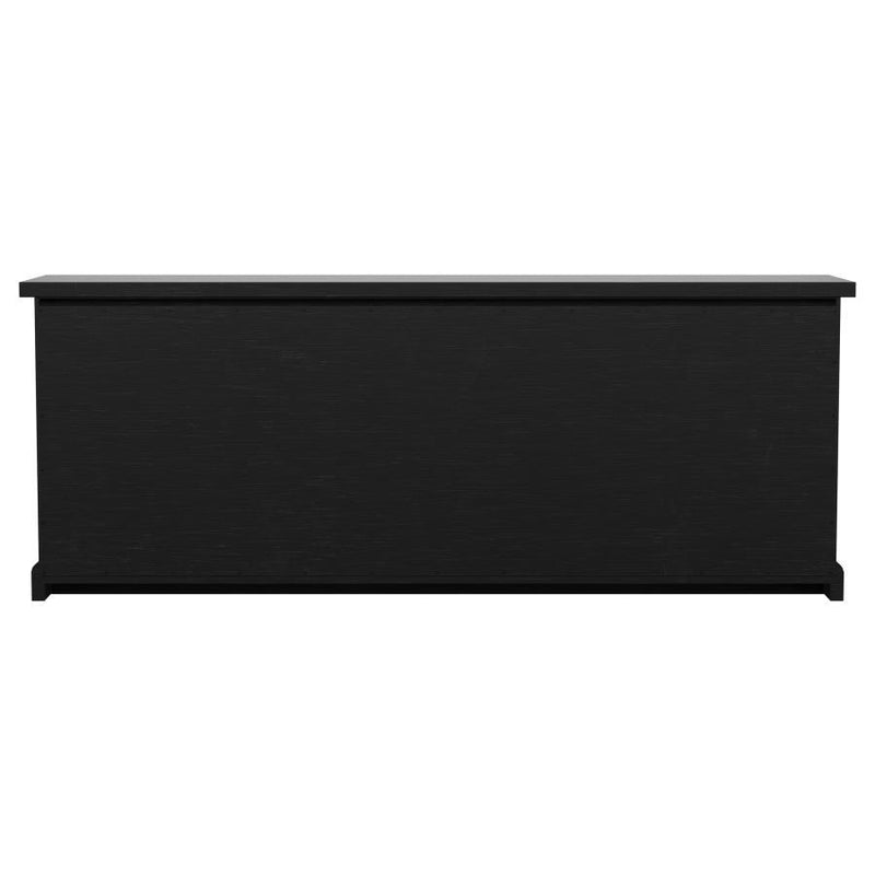 Florence - 4 Door Dining Sideboard Buffet - Distressed Black