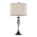 Ashland - Contemporary Table Lamp With Trim (Set of 2) - Polished Chrome / Cream