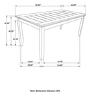 Dalila - Rectangular Dining Table