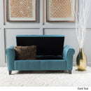 Hayes - Armed Storage Bench With Rolled Arms And Button Tufting