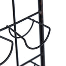 Floating Coffee Bar Shelf With Coffee Pod Holder, Hooks And Storage Shelf - Black