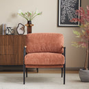Modern Accent Chair With Plush Cushions, Cozy Seating