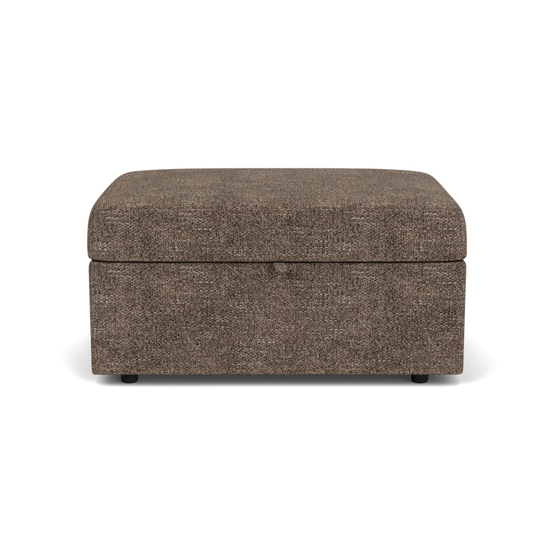 Sky - Storage Ottoman - Pearl Silver