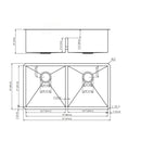 Modern Double Bowl Undermount Sink Design With 10" Deep Basins
