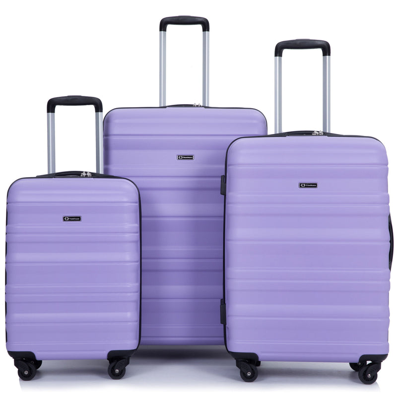 Expandable 3 Piece Luggage Sets Lightweight & Durable Suitcase, Spinner Wheels, Tsa Lock