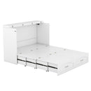 Murphy Wall Bed With Drawer And A Set Of Sockets & USB Ports, Pulley Structure Design