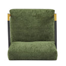 Modern Accent Chair With Plush Cushions, Cozy Seating