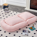 Contemporary Folding Sofa Chair With 5 Adjustable Positions For Gaming, Meditation, And Relaxation