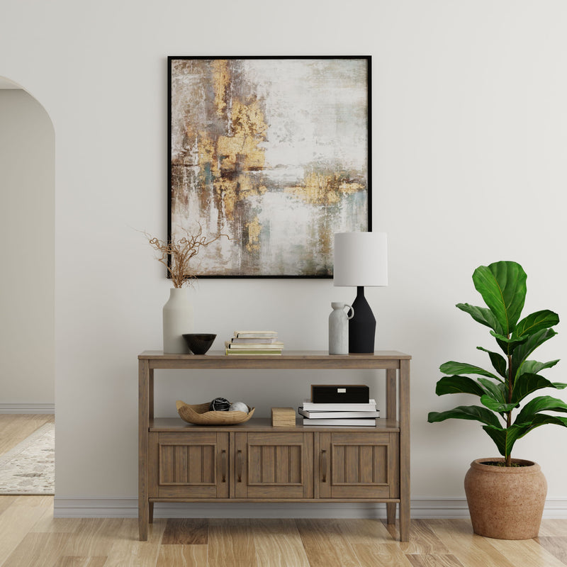 Lev - Console Table - Smoky Brown