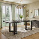 Modern Dining Table Solid Wood