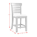 Colorado - Counter Side Chair With Cushion Seat (Set of 2) - Charcoal