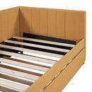 Upholstered Daybed, Sofa Bed Frame, No Box Spring Needed