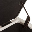 Button-Tufted Upholstered Ottoman With Hidden Storage - Linen