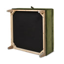 Knox - Square Storage Cocktail Ottoman - Olive Green