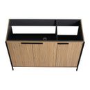 Contemporary Freestanding Bathroom Vanity With Adjustable Shelves