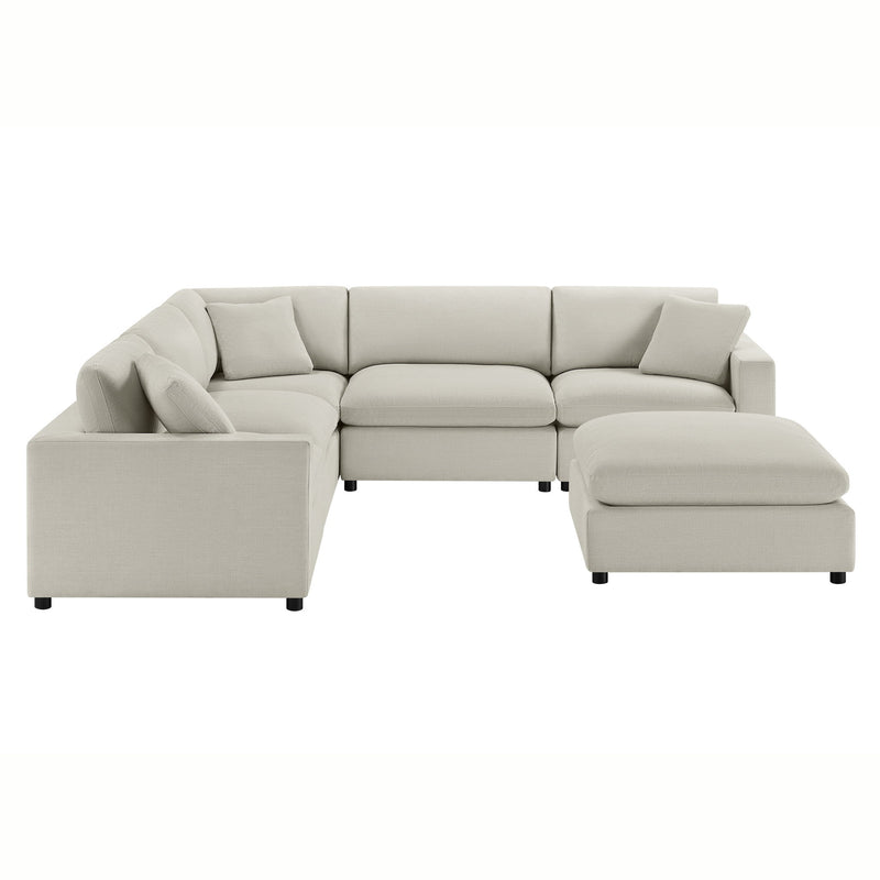 Cassandra - Modular 6 Piece Sectional - Beige