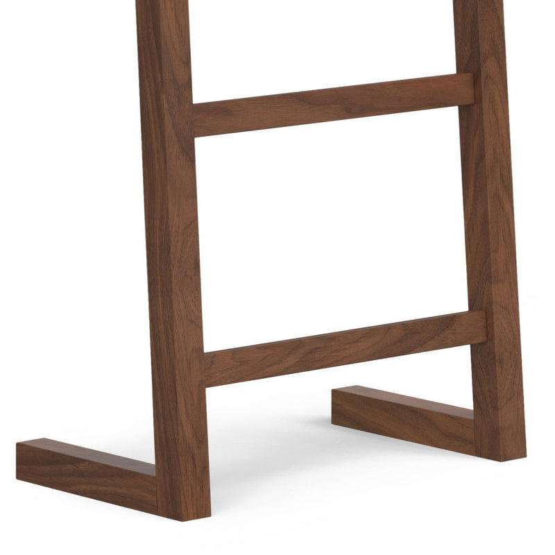 Bray - Bath Towel And Blanket Ladder Shelf - Natural Walnut