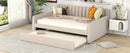 Upholstered Daybed With Slat Support