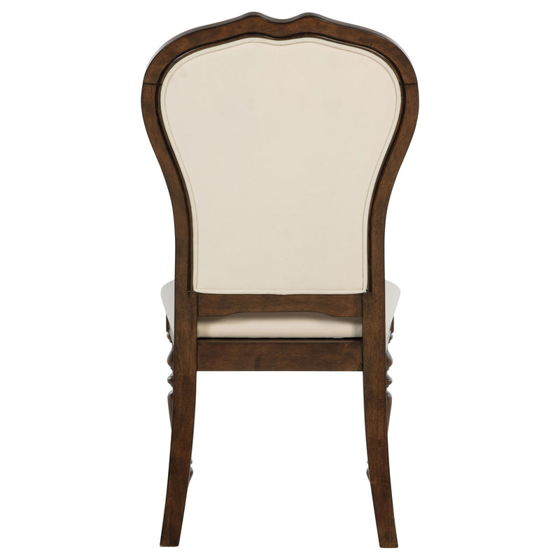 Landon - Upholstered Dining Side Chair (Set of 2) - Rich Brown