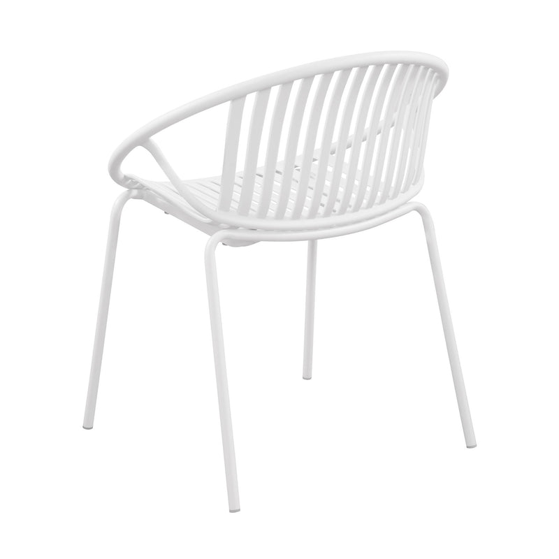 Modern Outdoor 7 Piece Expandable Dining Set With Stackable Chairs