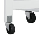 Kitchen Island Cart With 2 Door Cabinet, 2 Drawers, Spice Rack, Towel Holder, Wine Rack, And Foldable Top - White