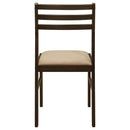 Bucknell - 3 Piece Round Drop Leaf Dining Table Set