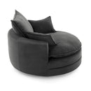 360° Swivel Accent Barrel Chair With Dual Layer Cushion And 3 Removable Pillows