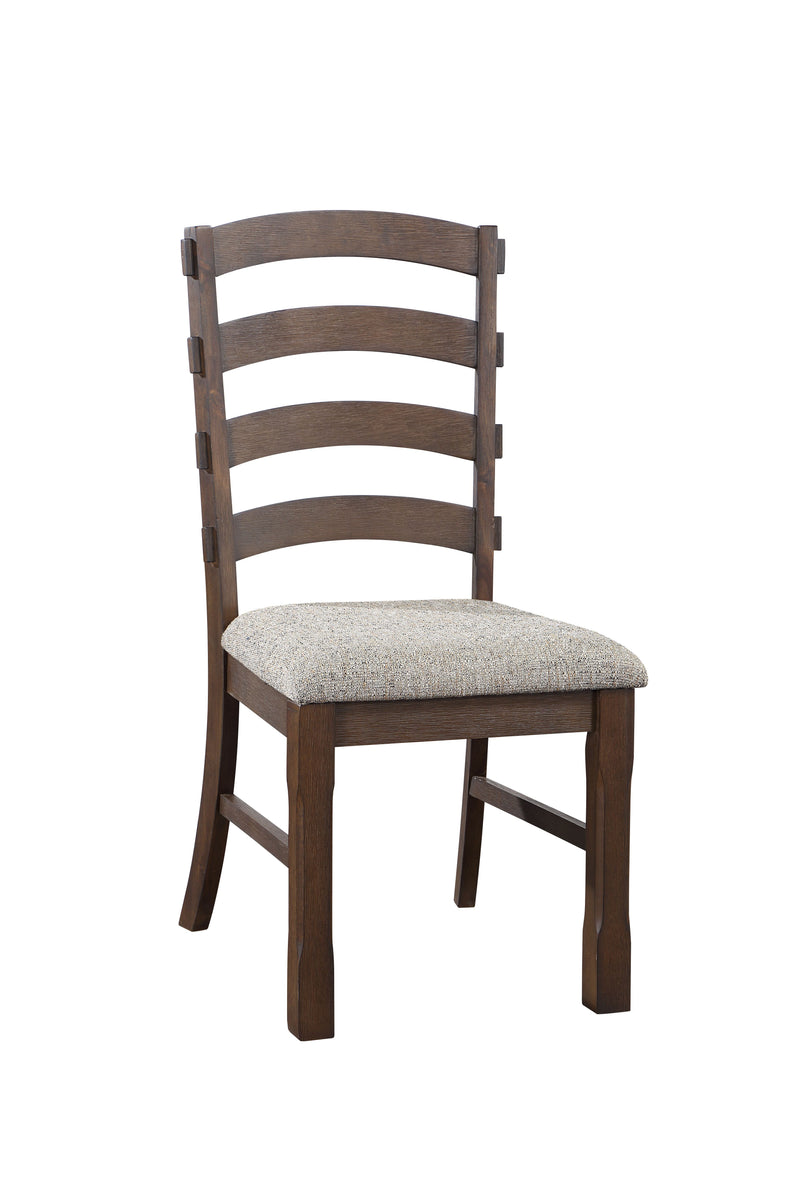 Pascaline - Rustic Side Chair (Set of 2) - Gray / Brown