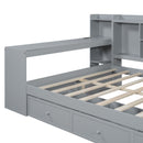 Daybed With 3 Drawers USB Ports And Desk