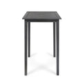 Outdoor Minimalist Acacia Wood Square Bar Table