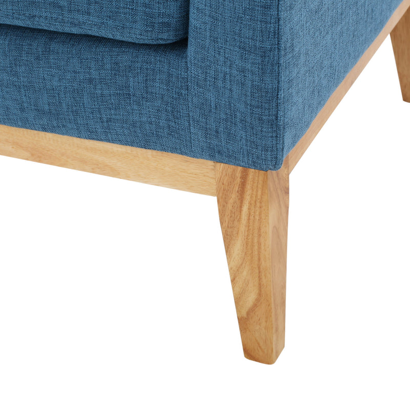 Modern Accent Chair With Padded Cushion Seat