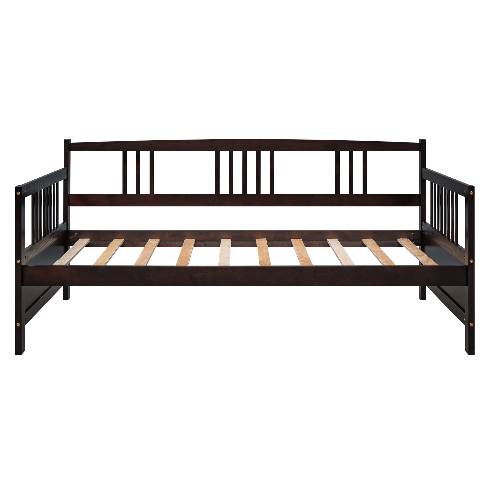 Modern Solid Wood Daybed, Multifunctional, Twin Size, Espresso (Previous SKU: WF191899AAP) - Atlantic Fine Furniture Melbourne FL