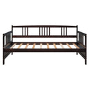 Modern Solid Wood Daybed, Multifunctional, Twin Size, Espresso (Previous SKU: WF191899AAP)