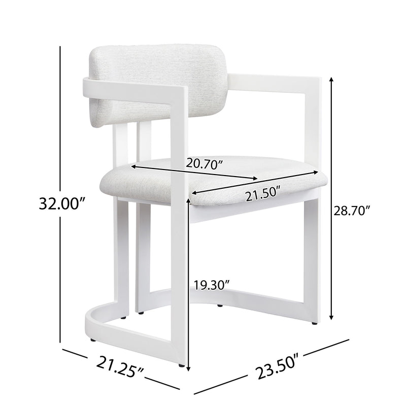 Upholstered Dining Armchairs (Set of 2)