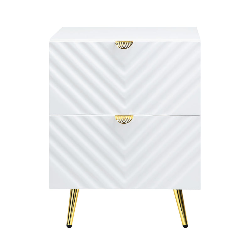 Gaines - High Gloss Nightstand